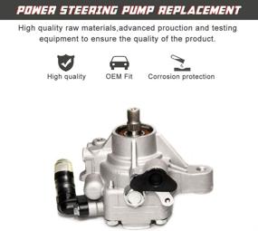 img 3 attached to OE Replace # 21-5419 - Power Steering Pump Replacement for 2006-2007 Honda Accord, 2002-2011 Honda CRV, 2006-2011 Element, 2002-2006 Acura RSX, and 2006-2008 Acura TSX