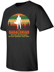 img 3 attached to 👕 Dad's Agaoece Dadalorian Graphic T-Shirt - Men's Clothing Shirts