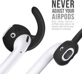 img 3 attached to 🎧 3 пары черных наушниковых крючков и накладок EarBuddyz 2.0 для Apple AirPods 1 & 2, наушников EarPods, наушников, наушников