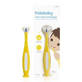 img 4 attached to 🦷 FridaBaby Зубная щетка Triple-Angle Toothhugger для обучения детей: уход за полостью рта малыша сделан легким!