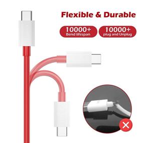 img 1 attached to ⚡ Супербыстрая зарядка с помощью кабеля USB C к USB C для Oneplus, Samsung, Pixel, MacBook и других - 2 штуки, 6,6 футов