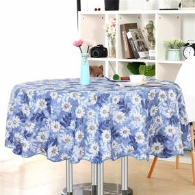 img 3 attached to 🍽️ Uxcell Water-Resistant Tablecloth for Stylish Restaurant Decor