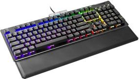 img 3 attached to 💡 EVGA Z15 RGB Gaming Keyboard: Enhanced with Hotswappable Mechanical Kailh Speed Silver Switches