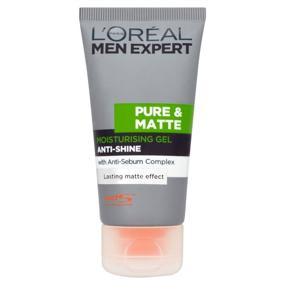 img 2 attached to 🧴 Ultimate Solution for Shine-Free Moisturized Skin: Men Expert by L'Oreal Paris Pure & Matte Anti-Shine Moisturising Gel 50ml