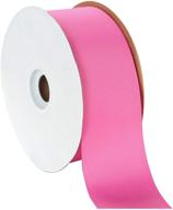 🎀 vibrant hot pink berwick offray grosgrain ribbon: 2-1/4" x 50 yd – premium quality! logo