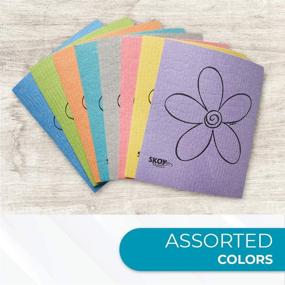 img 2 attached to SKOY Eco-Friendly Cleaning Cloth (4-Pack: Assorted Colors) - 4 Count, Sustainable Cleaning Cloths