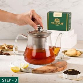 img 1 attached to 🍵 Enhance Your Tea Experience with VAHDAM Vahdam Glass Tea Infuser