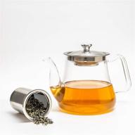 🍵 enhance your tea experience with vahdam vahdam glass tea infuser логотип