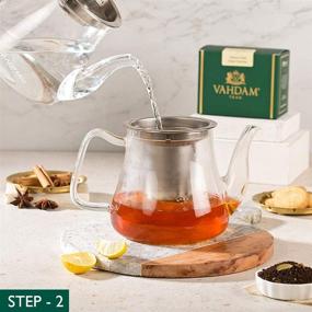 img 2 attached to 🍵 Enhance Your Tea Experience with VAHDAM Vahdam Glass Tea Infuser