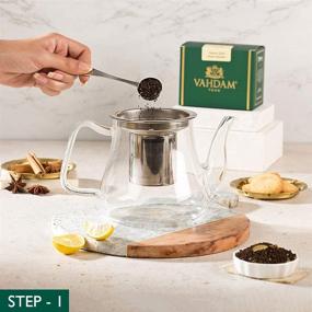 img 3 attached to 🍵 Enhance Your Tea Experience with VAHDAM Vahdam Glass Tea Infuser