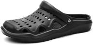 👞 men's classic lightweight comfortable sandals mules & clogs slippers logo