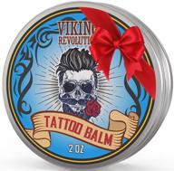 💪 viking revolution tattoo care balm – all-natural tattoo aftercare cream for pre, during & post tattoo – moisturizing lotion to encourage skin healing (1 pack) logo