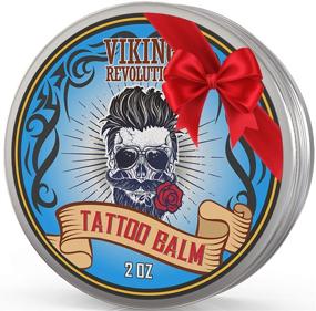 img 4 attached to 💪 Viking Revolution Tattoo Care Balm – All-Natural Tattoo Aftercare Cream for Pre, During & Post Tattoo – Moisturizing Lotion to Encourage Skin Healing (1 Pack)