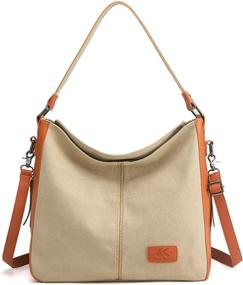 img 4 attached to Womens Vintage Shoulder Handbag Crossbody: A Timeless Addition to Women's Handbags & Wallets Collection