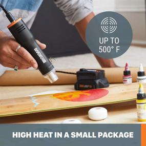 img 2 attached to 🔥 Worx MAKERX WX743L.9 20V Mini Heat Gun (Tool Only): Quick and Portable Heat Solution for DIY Projects