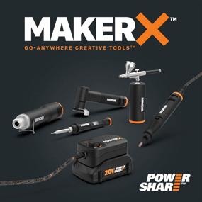 img 3 attached to 🔥 Worx MAKERX WX743L.9 20V Mini Heat Gun (Tool Only): Quick and Portable Heat Solution for DIY Projects