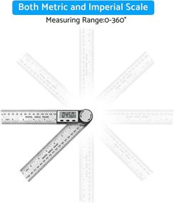 img 2 attached to 🔧 eSyinc Protractor: the Ultimate Tool for Precise Woodworking and Construction