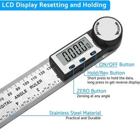 img 3 attached to 🔧 eSyinc Protractor: the Ultimate Tool for Precise Woodworking and Construction