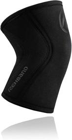 img 2 attached to Rehband Rx Knee Carbon, 7mm M: Premium Support for Optimal Knee Stability