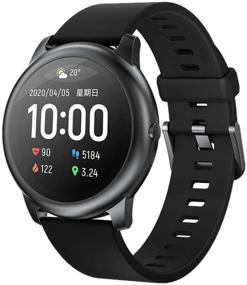 img 3 attached to 🌟 Haylou LS05 Smart Watch: 30 Day Battery Life, Biometric Sensors, IPX68 Water Resistant, Metal Body - Ultimate Fitness Accessory!