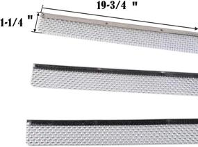 img 3 attached to 🪰 RV Camper Refrigerator Vents Flying Insect Screen & Water Heater Screen Kit with Installation Tool - 19-3/4" x 1-1/4" & 2.8"x1.3" RV Furnace Bug Screen + RV Door Protector