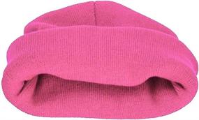 img 1 attached to ATNKE Unisex LED Beanie Hat with Light - USB Rechargeable, Ultra Bright 4 LED Waterproof Lamp, Flashing Alarm, Multi-Color (Pink)