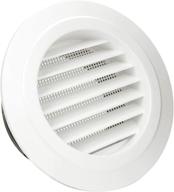 🌀 hg power 6 inch round air vent abs louver grille cover white soffit vent with fly screen mesh – ideal for bathroom, office, and kitchen ventilation logo