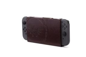 img 2 attached to 🔮 Zelda Hylian Crest PowerA Hybrid Cover - Leatherette for Nintendo Switch