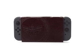 img 3 attached to 🔮 Zelda Hylian Crest PowerA Hybrid Cover - Leatherette for Nintendo Switch