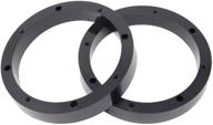 🔊 6.5-inch plastic speaker spacer rings - custom mounting adapter for subwoofer mid range installation logo