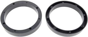 img 3 attached to 🔊 6.5-Inch Plastic Speaker Spacer Rings - Custom Mounting Adapter for Subwoofer Mid Range Installation