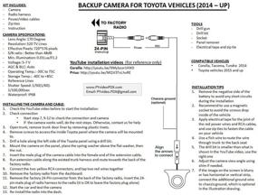 img 2 attached to PYvideo Camera Kit: Add Backup Camera for Prius, Corolla, Scion & More (2015-up, 2014-up, 2016-up)