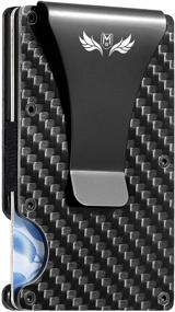 img 4 attached to 👝 MIGARO Carbon Fiber Wallets: Stylish Accessories for Men and Women