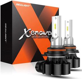 img 4 attached to SEALIGHT H10 LED Fog Light Bulbs: 5000 Lumens, 11W, 6000K Xenon White, 300% Brightness - Best Replacement for Cars, Trucks - Pack of 2