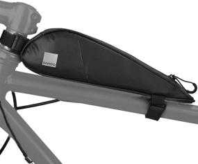 img 4 attached to 🚲 Sahoo 122051: Ultimate Waterproof Front Frame Bag for Bikes - Premium Top Tube Storage Pannier