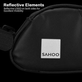 img 1 attached to 🚲 Sahoo 122051: Ultimate Waterproof Front Frame Bag for Bikes - Premium Top Tube Storage Pannier