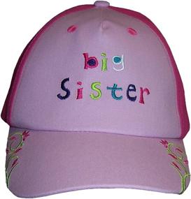 img 3 attached to 🧢 N'ICE Caps Kids Ball Caps for Siblings - Big Brother, Big Sister, Little Brother, Little Sister