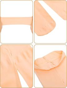 img 3 attached to 🩰 High-Quality Ballet Pink Dance Tights for Toddler Girls (6 Pairs)