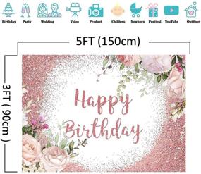 img 1 attached to Glitters Birthday Photography Backdrops Background