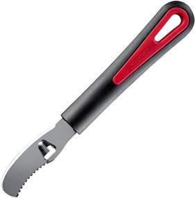 img 4 attached to Westmark Orange Peeler Gallant: Efficient Fruit Peeling Tool in Black/Silver/Red - 7.5 x 1.1 x 0.8 Inches