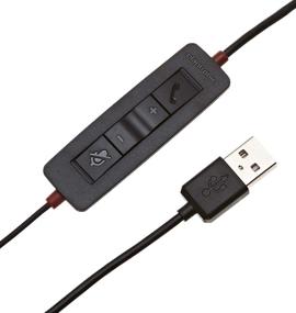 img 1 attached to Качество звука и комфорт премиум-класса с гарнитурой Plantronics Blackwire C3220 USB