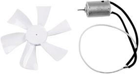 img 4 attached to 🔵 White 6-Inch RV Fan 12V D-Shaft Blade Replacement for Camper, Bathroom, Home, Mobile Home, RV Motor
