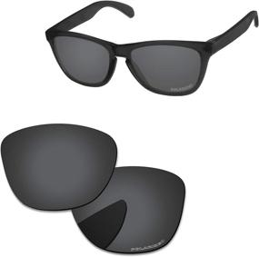 img 4 attached to PapaViva Replacement Lenses for 🕶️ Oakley Frogskins: Enhance and Revive Your Sunglasses!