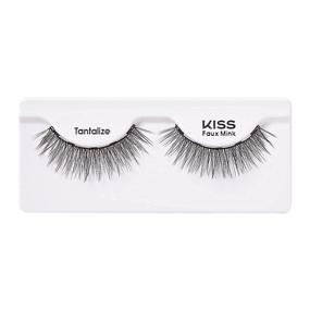 img 1 attached to 💋 KISS Magnetic Lashes, Tantalize: Wind-Resistant, Long-Lasting, Dermatologist Tested, Reusable False Eyelashes