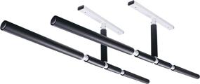 img 4 attached to 🏄 Aluminum SUP/Surfboard Ceiling Rack for Home and Garage Overhead Storage - Extreme Max 3006.8417