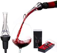 enhance your wine experience with the woodpecker wine aerator pourer логотип