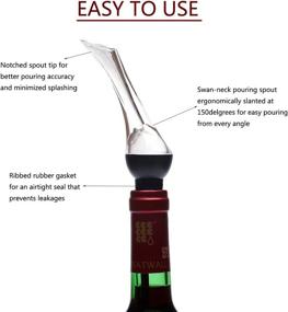 img 2 attached to Enhance Your Wine Experience with the WoodPecker Wine Aerator Pourer