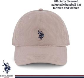 img 3 attached to 🧢 U.S. Polo Assn. Men's Washed Twill Cotton Adjustable Baseball Hat with Pony Logo & Curved Brim