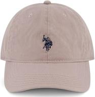 🧢 u.s. polo assn. men's washed twill cotton adjustable baseball hat with pony logo & curved brim логотип