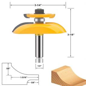 img 1 attached to 🔧 Cabinet Woodworking Carbide Milling HXRD D31A" - slightly optimized version: "Carbide Milling Tool for Cabinet Woodworking - HXRD D31A